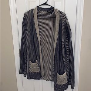 Thick long cardigan